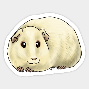 Small Mammal - American Guinea Pig - Cream Sticker